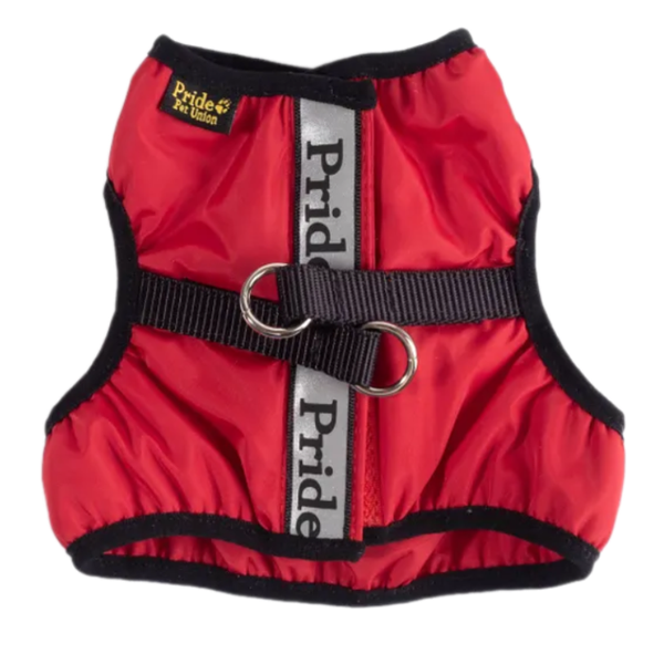 Жилетка-шлейка для собак Pride Спорт красная, размер L