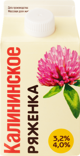 

Ряженка Калининское 3,2 - 4% 450 г