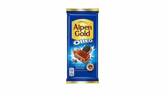 Шоколад молочный Alpen Gold с печеньем Oreo, 90 г