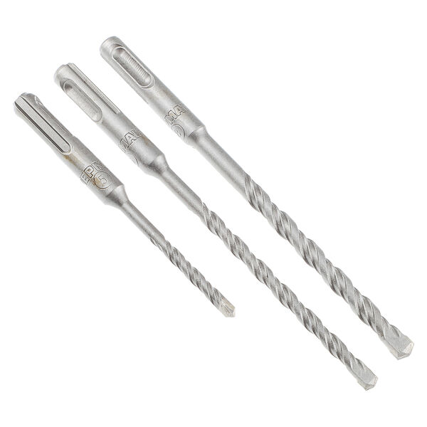 Ермак набор буров по бетону системы sds-plus, серия master 3 шт (5/110, 6/160, 8/160)