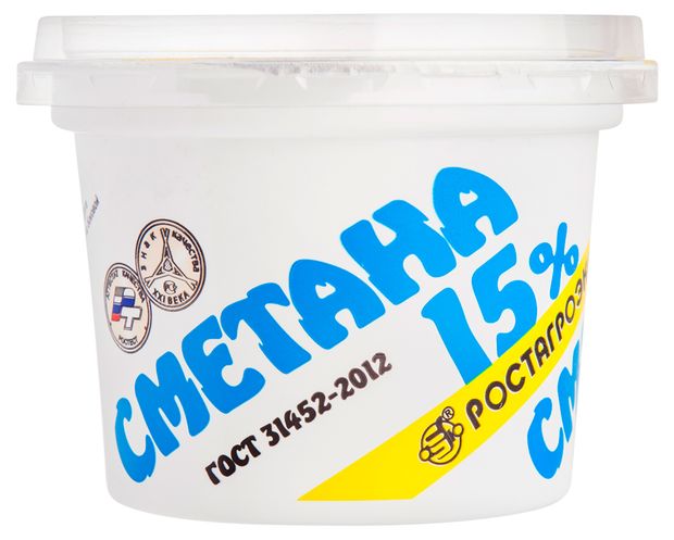 

Сметана Ростагроэкспорт 15% 180 г