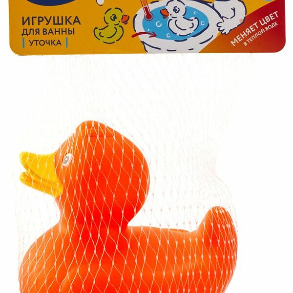 Игрушка для ванны Курносики уточка меняющая цвет
