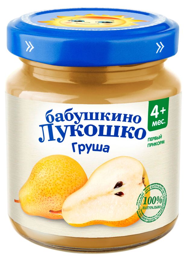 

Пюре фруктовое Бабушкино Лукошко Груша 100 г