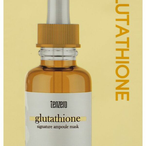 Маска для лица Tenzero тканевая с глутатионом для сияния кожи 28 мл