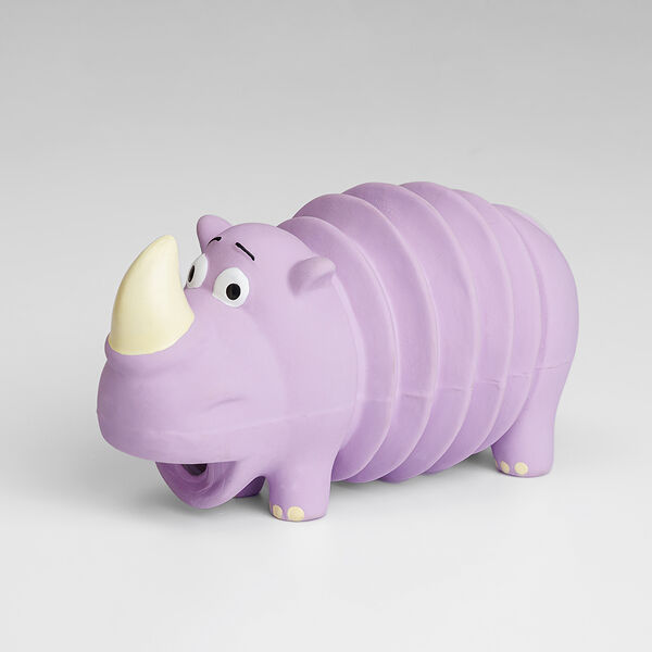 Игрушка из латекса для собак Носорог, 19х9х9,5 см