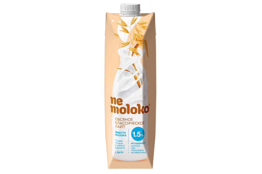 

Напиток овсяный Nemoloko Классический лайт 1.5% 1 л