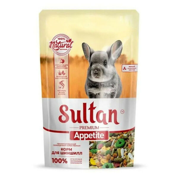 Корм для шиншилл Премиум Sultan Appetite