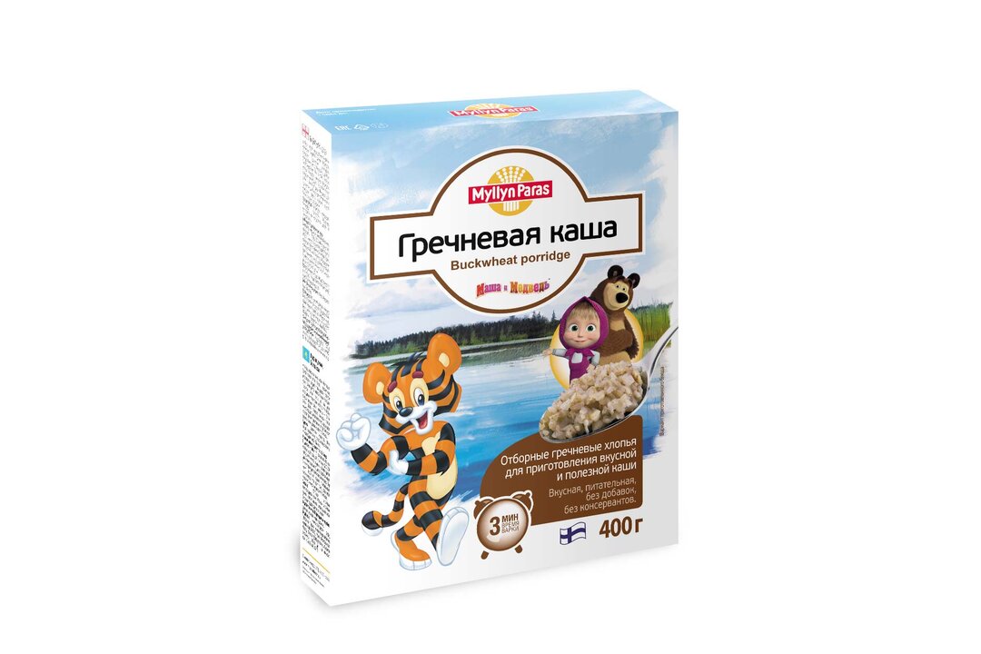 

Каша гречневая Myllyn Paras из отборных хлопьев 400 г