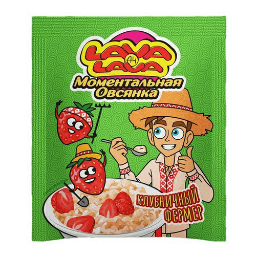 Каша овсяная с клубникой LAVA LAVA 35г