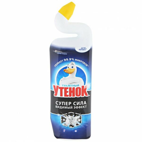 Чистящее средство для унитазов Туалетный утёнок Супер сила видимый эффект 900 мл