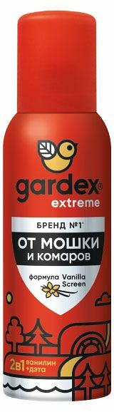 Аэрозоль Gardex Extreme от мошки и комаров 100 мл