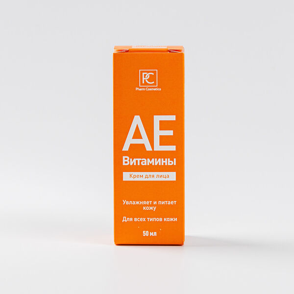 Крем для лица с витаминами А и Е