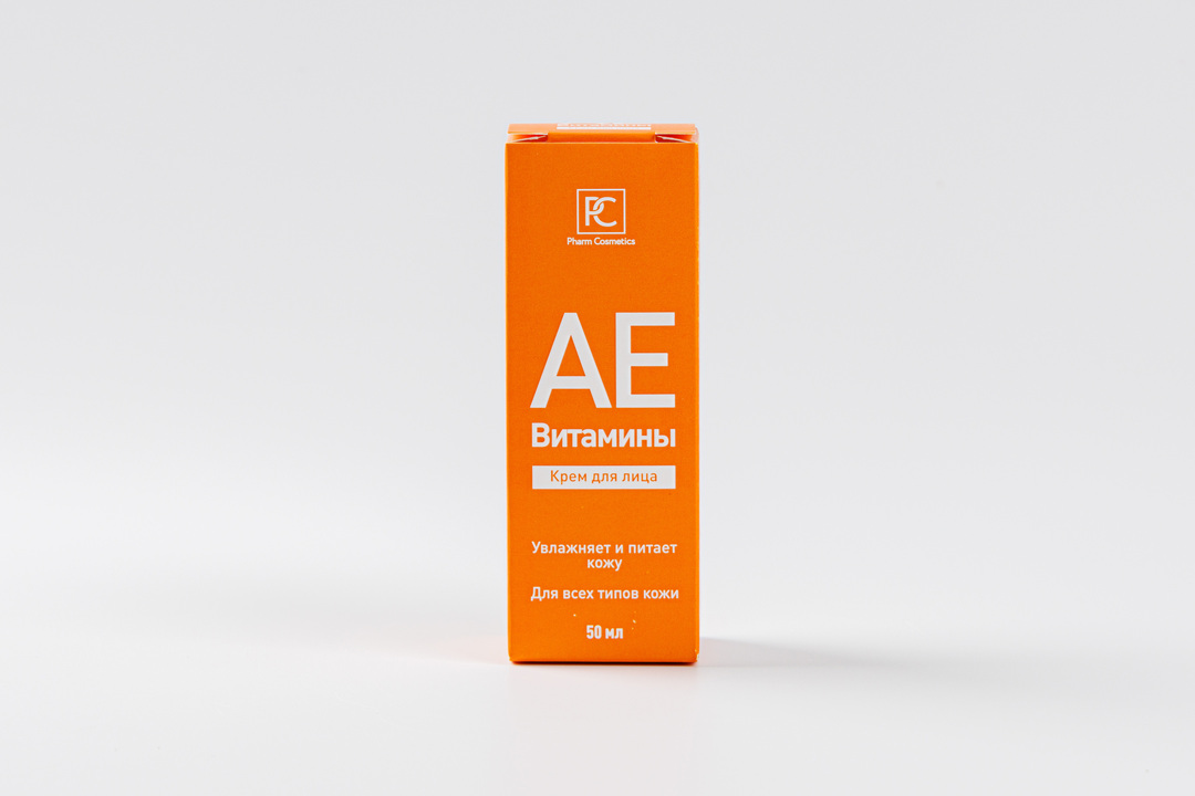 

Крем для лица с витаминами А и Е Pharm Cosmetics