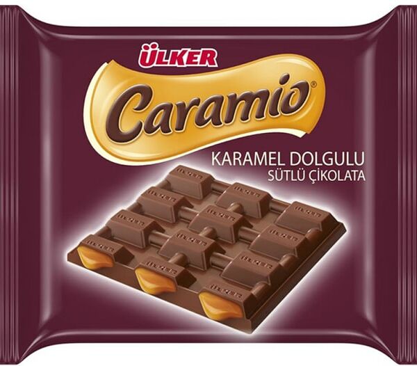 Шоколад Ulker молочный с карамельной начинкой 55г