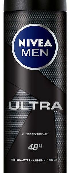 Антиперспирант Nivea Men Ultra Антибактериальный эффект 150 мл
