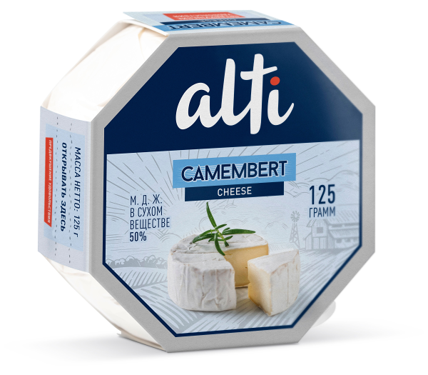 Сыр Камамбер 50% ТМ Alti (Алти)