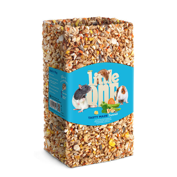 LITTLE ONE Лакомство-игрушка для грызунов Туннель средний 270 г