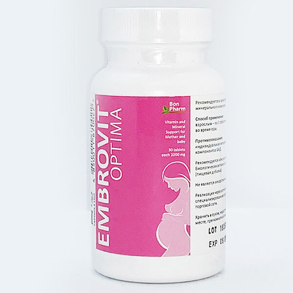Эмбровит Оптимум таблетка N30