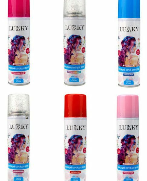 Спрей краска для волос Lukky, 150 мл