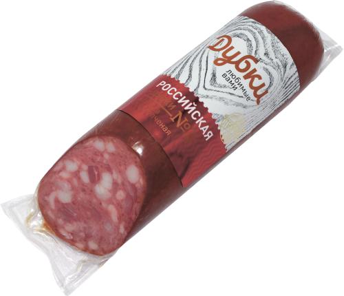 

Колбаса Дубки Российская полукопченая 300 г