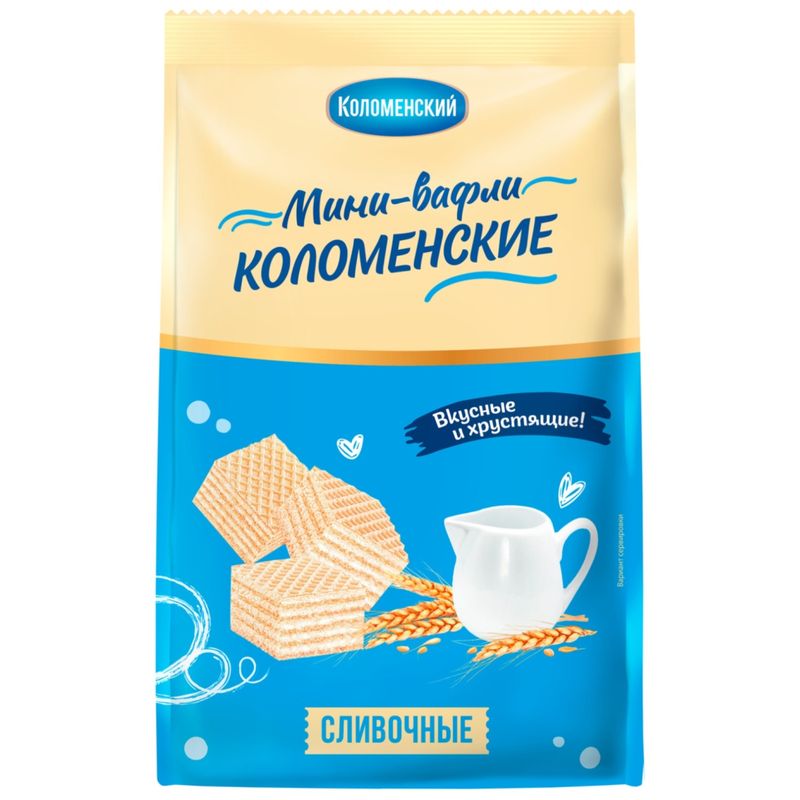 

Мини-вафли Коломенские сливочные 200 г