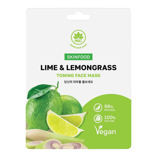 Маска тканевая Name Skin Care Skinfood лайм и лемонграсс