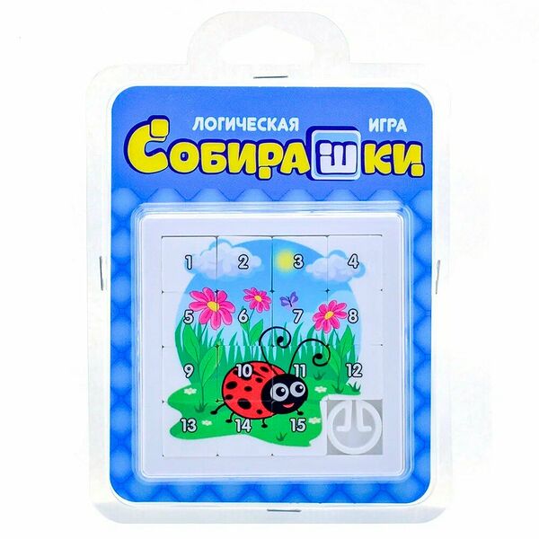 Игра логическая Нордпласт Собирашки Божья коровка