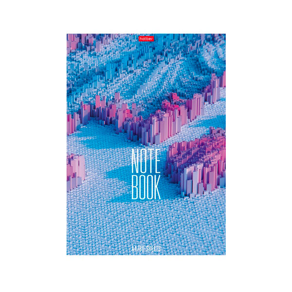 Тетрадь 80л А4ф клетка  на скобе Хрупкие грани 80Т4лВ1