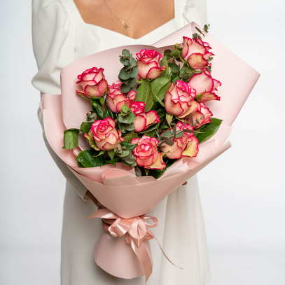 Букет 11 роз 40см