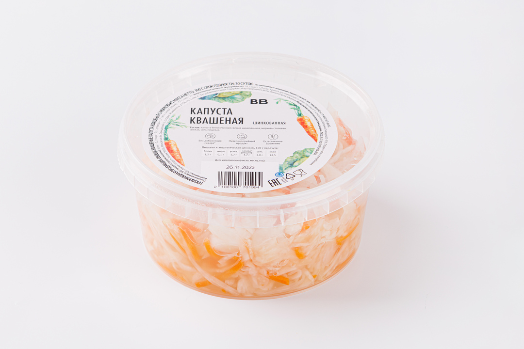 

Капуста квашеная Вкусвилл