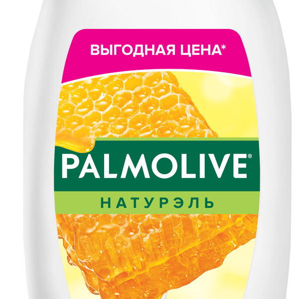 Гель-крем для душа Palmolive Натурэль Питание Мед и Увлажняющее молочко