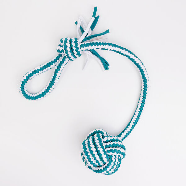 Игрушка для собак Мяч на веревке 50 см