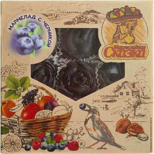 Мармелад желейный формовой Мармеладная сказка с черникой