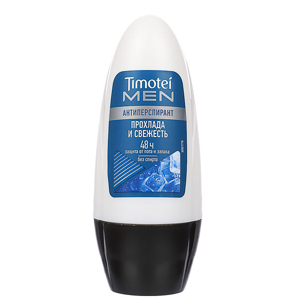Антиперспирант шариковый мужской Timotei Men прохлада и свежесть, п/б
