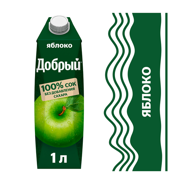 Сок Добрый яблоко, 1л