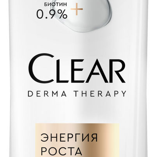 Шампунь для волос Clear Derma Therapy Энергия Роста Укрепляющий 380 мл
