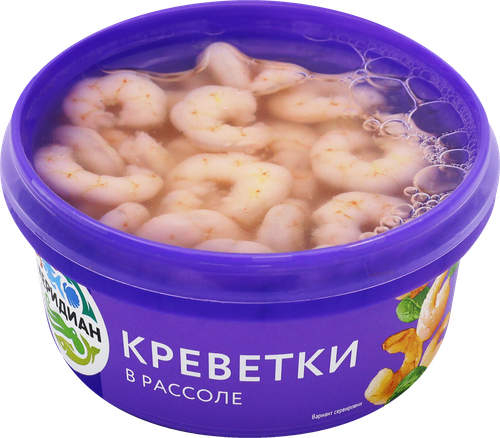 

Креветки Меридиан тити в рассоле 180 г