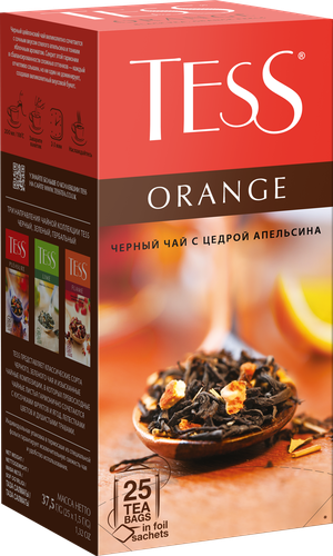 

Чай черный Tess Orange в пакетиках 25 шт 37.5 г