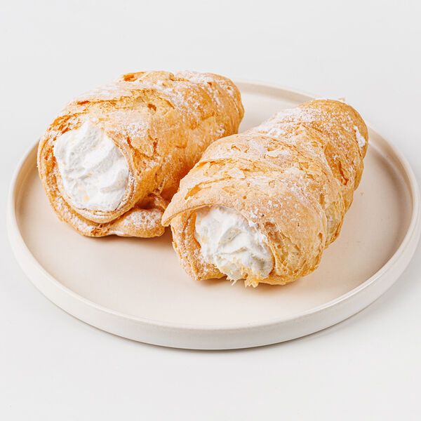 Трубочки с белковым кремом