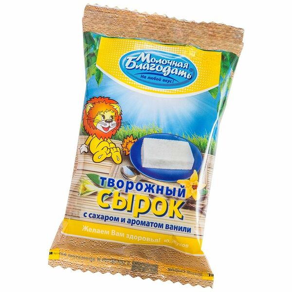 Сырок творожный Молчная Благодать ваниль 8% 100 г