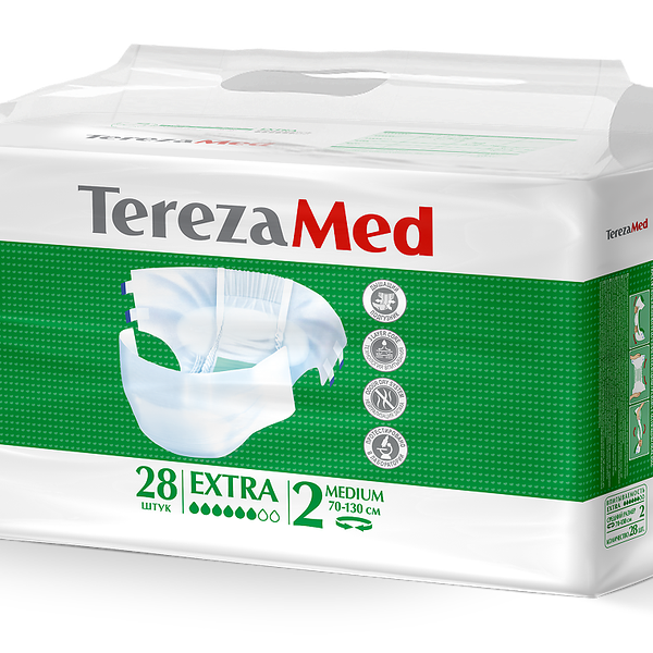 Подгузники для взрослых TerezaMed Extra размер 2 M 28 шт