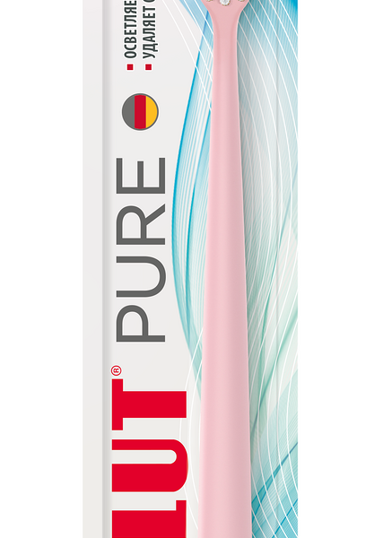 Зубная щетка Lacalut Pure средняя, цвет в ассортименте