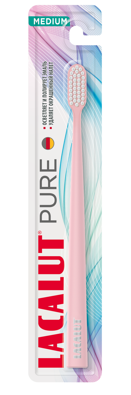 

Зубная щетка Lacalut Pure средняя 1 шт. цвет в ассортименте