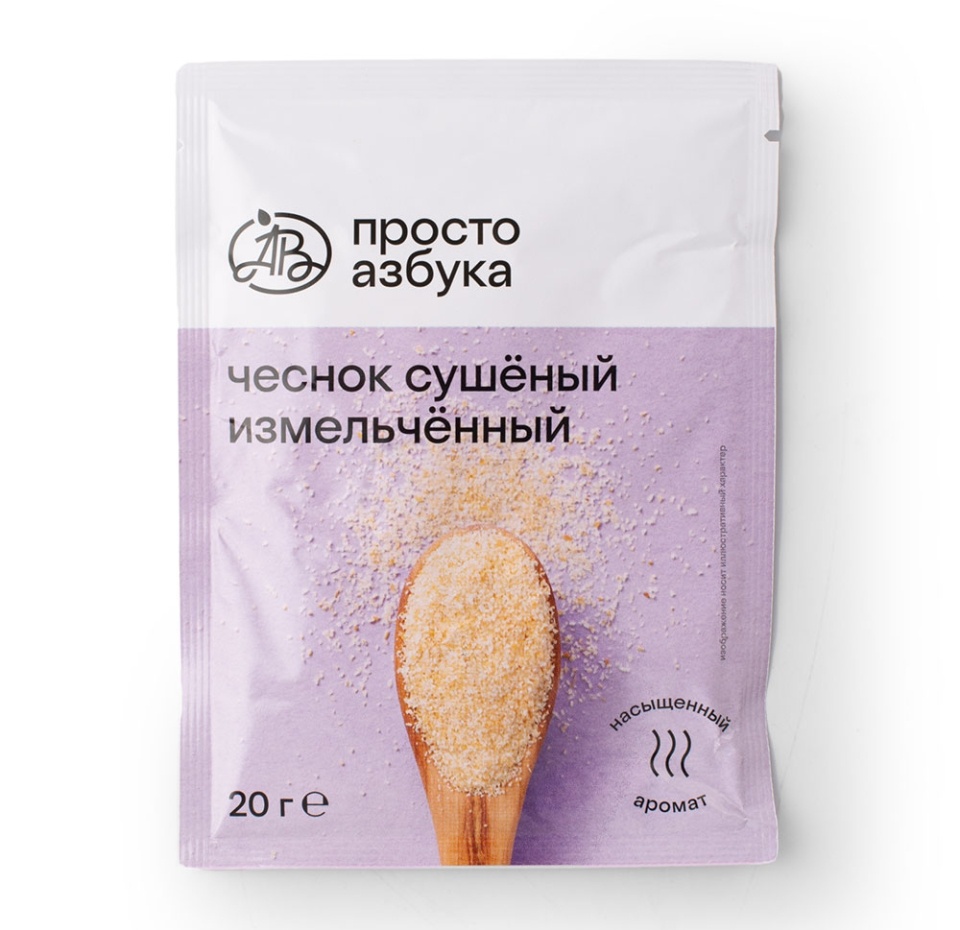 

Приправа Просто Азбука Чеснок сушёный измельчённый 20 г