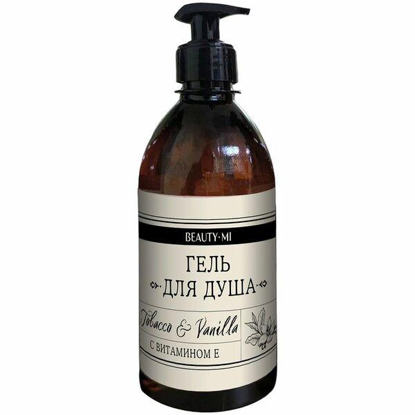 Гель Beautymi Tobacco Vanilla для душа, 480 мл