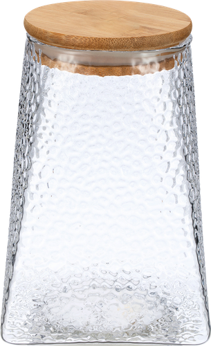 

Банка Regent inox Linea Ciottolo с бамбуковой крышкой, 9х9х14 см, 950 мл