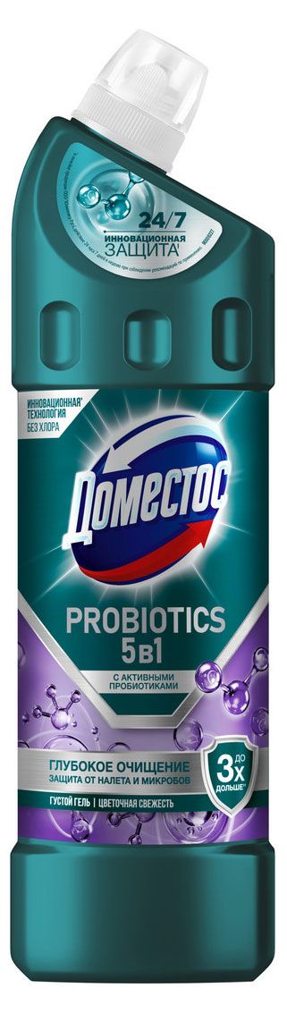

Гель Domestos Probiotics 5 в 1 Цветочная свежесть 750 мл