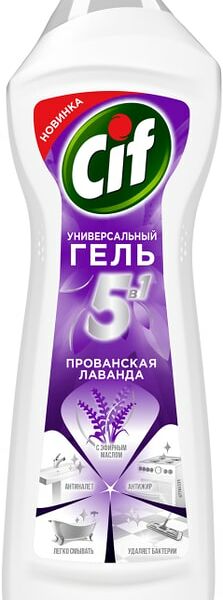 Гель чистящий Сиф Прованская лаванда 5в1 антибактериальный универсальный 750мл