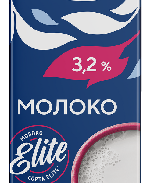 Молоко ультрапастеризованное Viola 3,2% 970 мл, дизайн упаковки в ассортименте