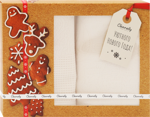 

Набор кухонных полотенец Cleanelly Basic 50х60 см 2 шт в ассортименте